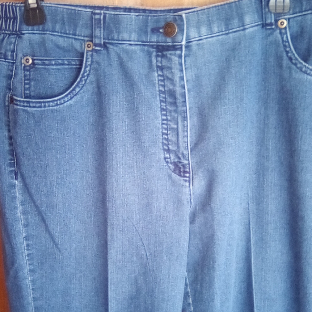 Allison Daley Blue Straight Leg Jeans
